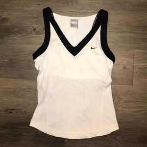 Nike FIT DRY V-Neck Tennis Tank w/ Built in Bra